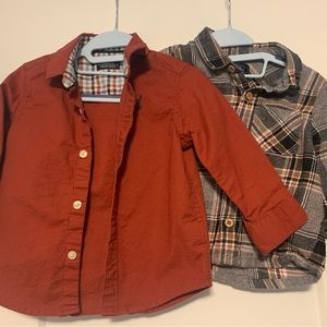 baby boy button down